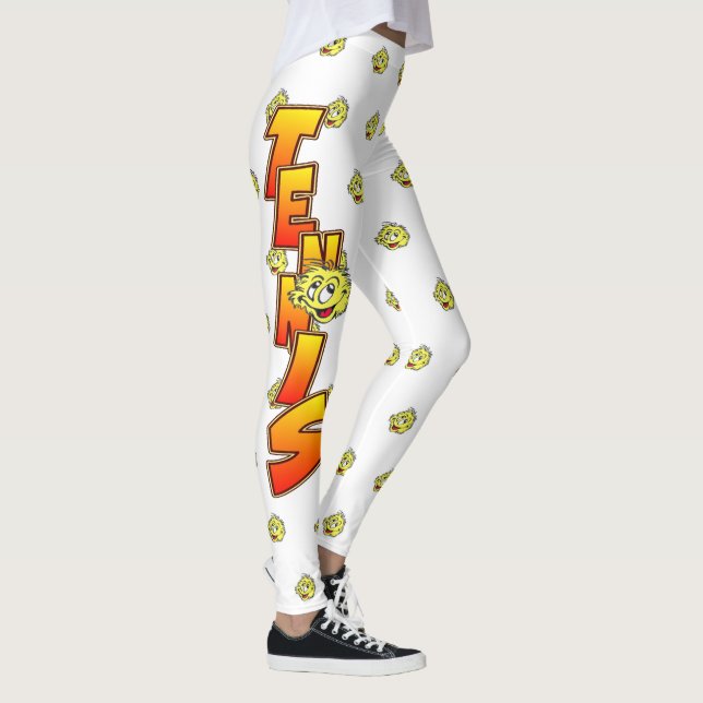 Tennis Ball Cartoon Legging (Right)