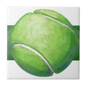 Tennis Ball Ceramic Tile