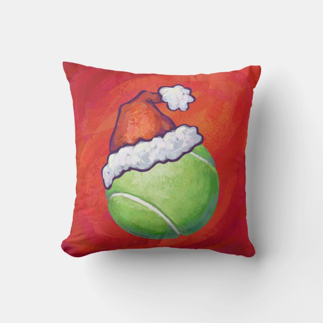 Tennis Ball Christmas Cushion (Front)