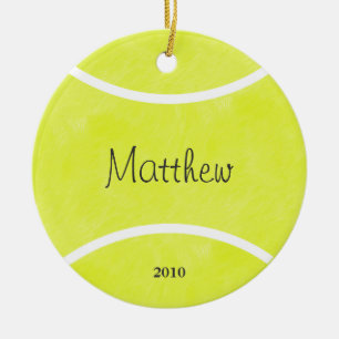 Tennis Ball Christmas Ornament