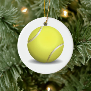 Tennis Ball Christmas Ornament