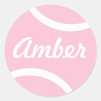 Tennis Ball Classic Round Sticker