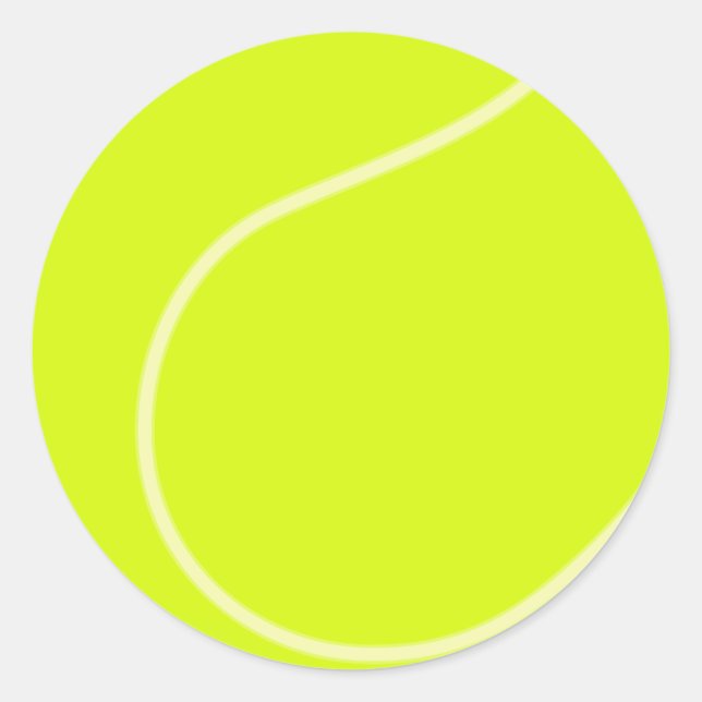 Tennis Ball Classic Round Sticker (Front)