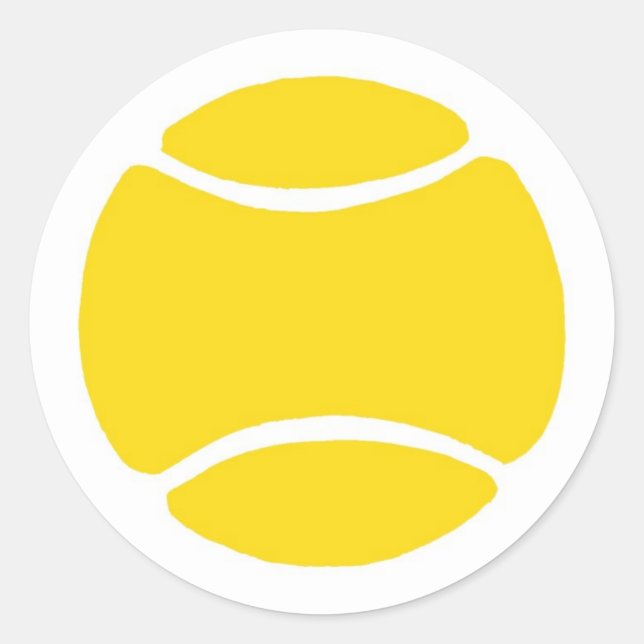 Tennis Ball Classic Round Sticker (Front)