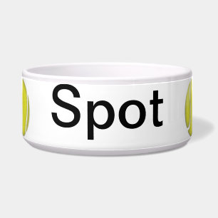 Tennis Ball Customised Pet Bowls