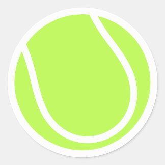 Tennis Ball Design Sticker