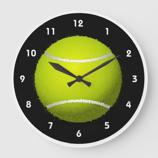 Tennis Ball Design Wall Clock (Front)