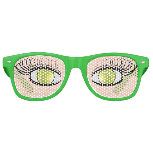 Tennis Ball Eyes Funny Fan Glasses