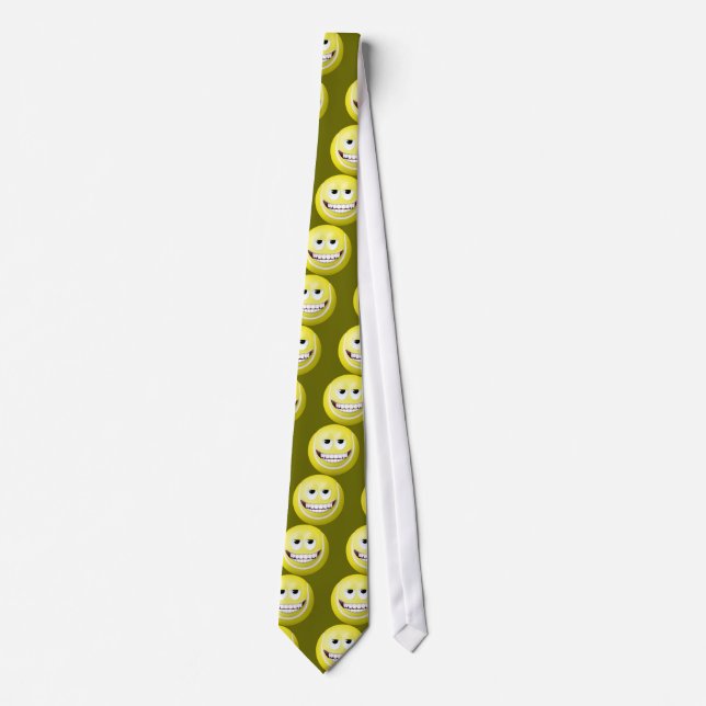 Tennis Ball Face 2 Tie (Front)
