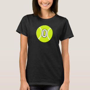 Tennis Ball Initial Letter O T-Shirt