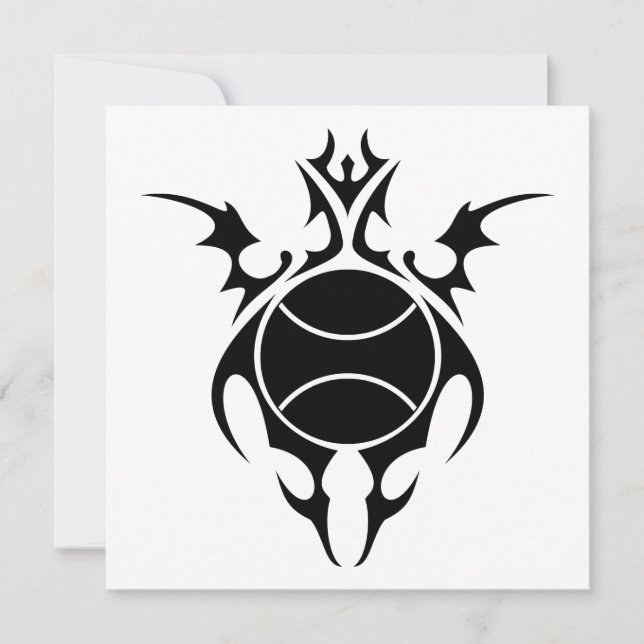 tennis ball invitation (Front)