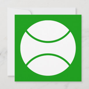 tennis ball invitation