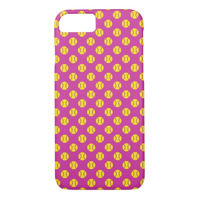 Tennis ball iPhone 7 case | Customisable colours (Back)