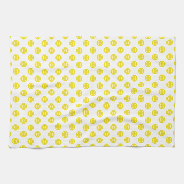 Tennis ball kitchen towel | Customisable colour (Horizontal)