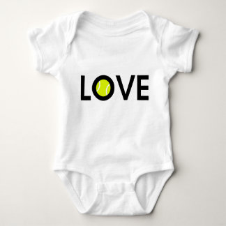 Tennis Ball LOVE Baby Bodysuit