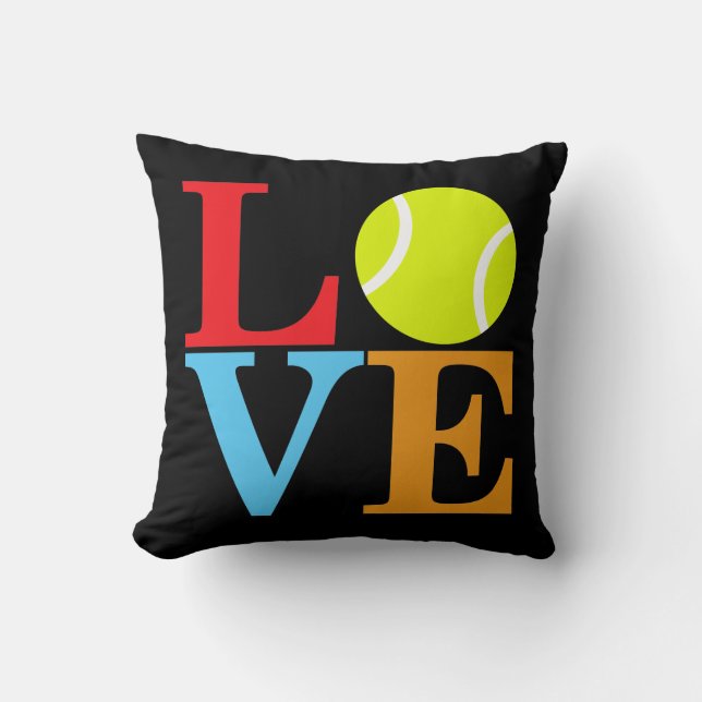Tennis Ball LOVE Cushion (Front)