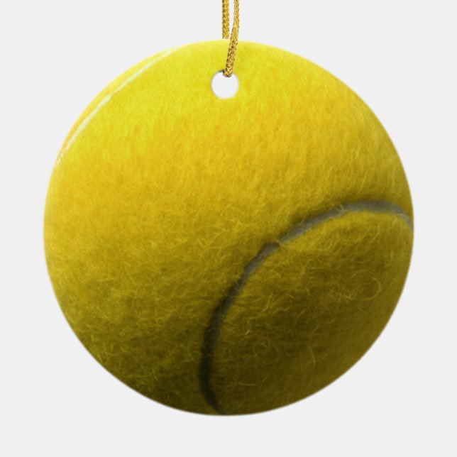 Tennis Ball Ornament (Front)