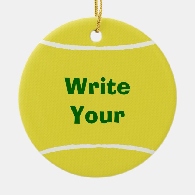 Tennis Ball Ornaments (Front)