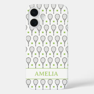 Tennis Ball Pattern iPhone 16 Case