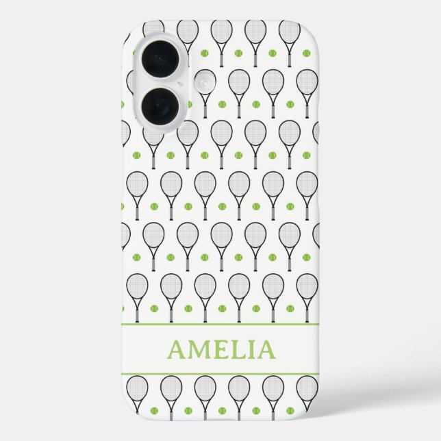 Tennis Ball Pattern Case-Mate iPhone Case (Back)