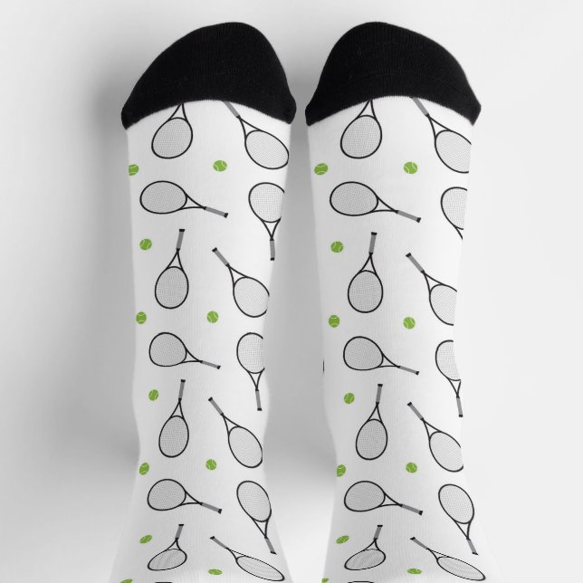 Tennis Ball Pattern Socks (Top)