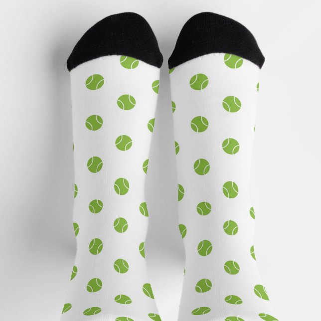 Tennis Ball Pattern Socks (Top)