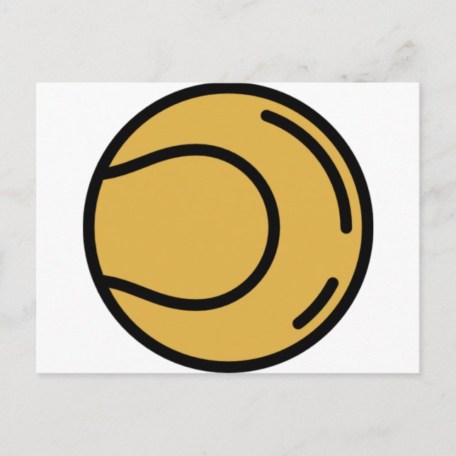 tennis-ball postcard (Front)