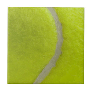 Tennis Ball Print Pattern Background Ceramic Tile
