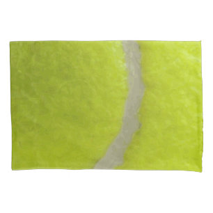 Tennis Ball Print Pattern Background Pillowcase