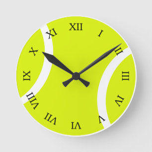 Tennis Ball Round Clock