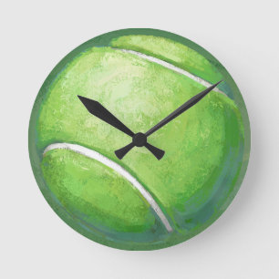 Tennis Ball Round Clock