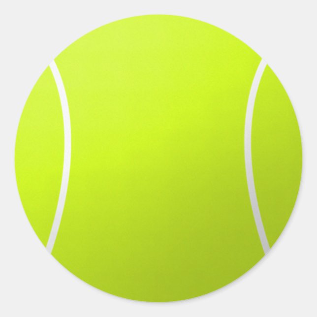 Tennis Ball Round Stickers for Decoration/Parties (Front)
