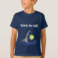 Tennis Ball Shark Attack With Text