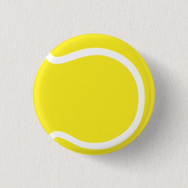 Tennis Ball Small, 1¼ Inch Round Button (Front)