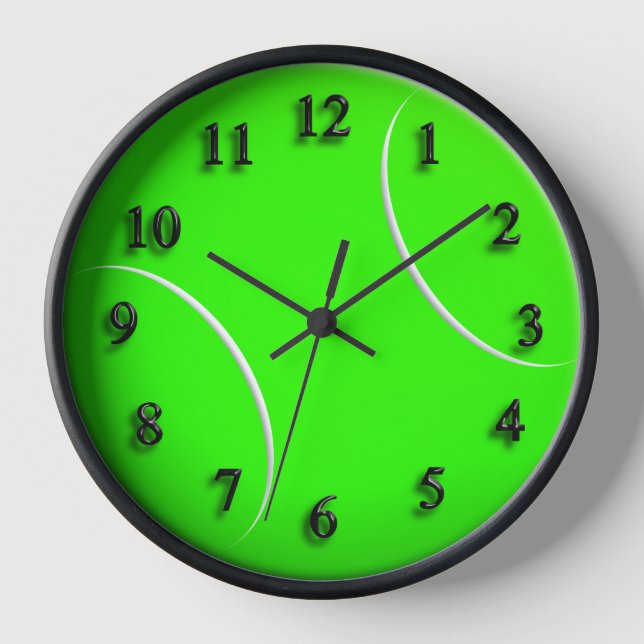 Tennis Ball Sport Wall Clock (Front)