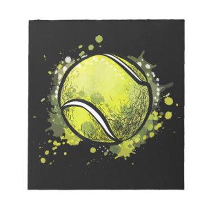 Tennis Ball Sports And Tennis Lover Christmas Notepad