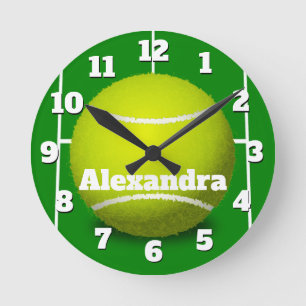 Tennis Ball Sports Clock