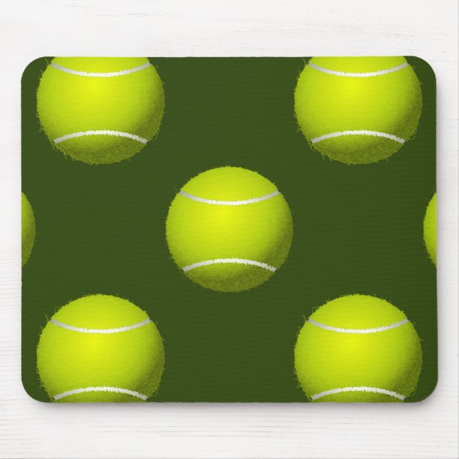 Tennis Ball Sports Mouse Pad (Front)