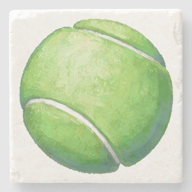 Tennis Ball Stone Coaster (Front)