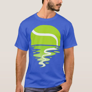 Tennis Ball Sunset Tennis Player  T-Shirt