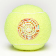 Tennis ball Swirl Oil painting