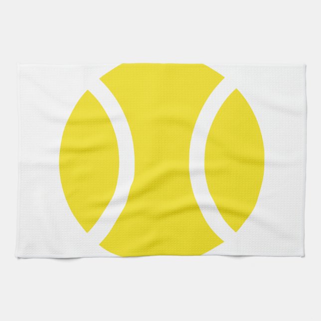 Tennis ball tea towel (Horizontal)