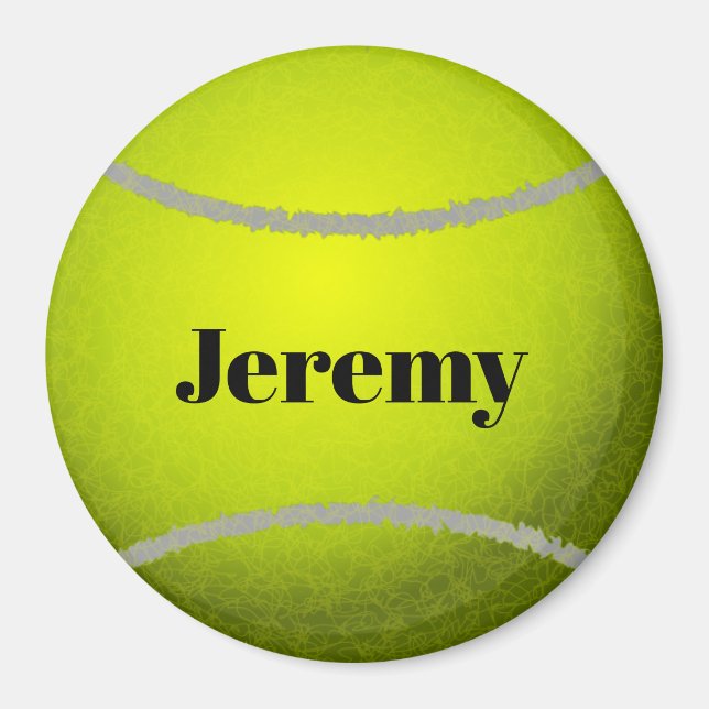 Tennis Ball template Magnet (Front)