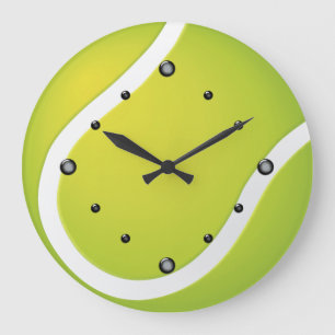 Tennis Ball Wall Clock