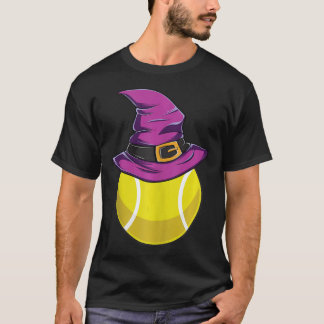Tennis Ball Witch Hat - Funny Halloween Costume Sp T-Shirt
