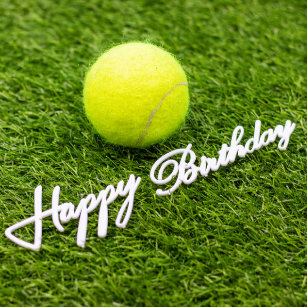 Happy Birthday Tennis Invitations Stationery Zazzle Au