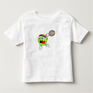 Tennis ball with Tennis racket Toddler T-Shirt