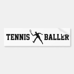 Tennis Baller Bumper Sticker