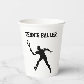 Tennis Baller Paper Cups