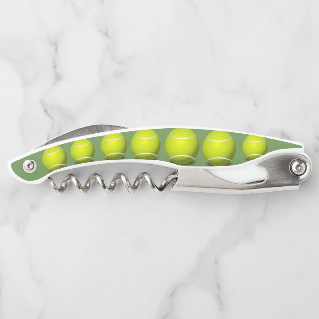 Tennis Balls Design Corkscrew (Back)